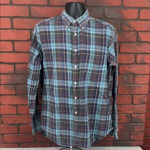 House of Walsh Plaid Button Down‎ Large Men's